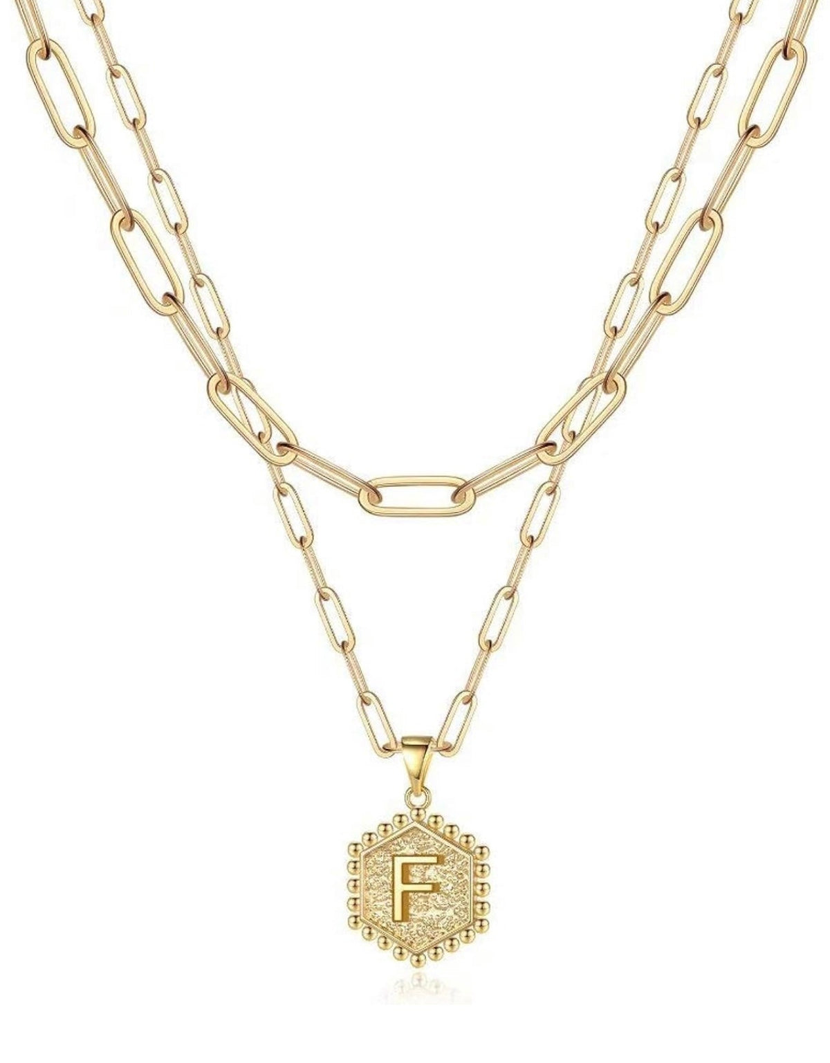Beautiful Gold Layered Initial Necklaces (A-Z)