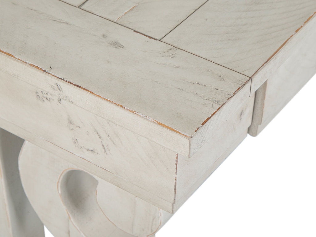Bronwyn - Rectangular Sofa Table - Alabaster
