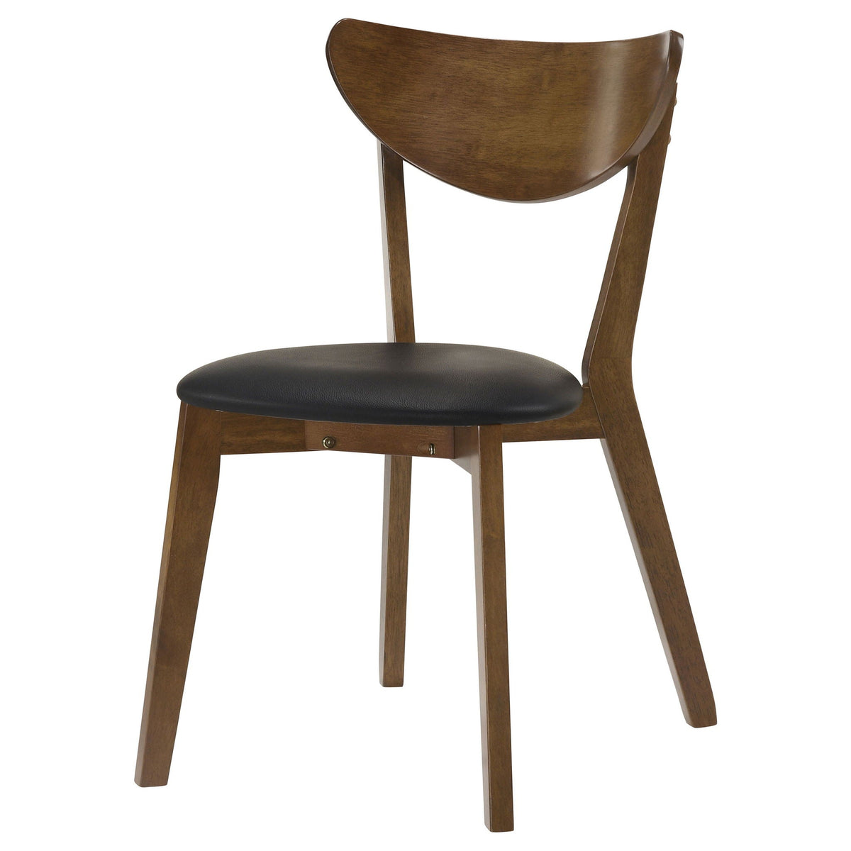 Jedda Wood Dining Side Chair Dark Walnut (Set of 2)