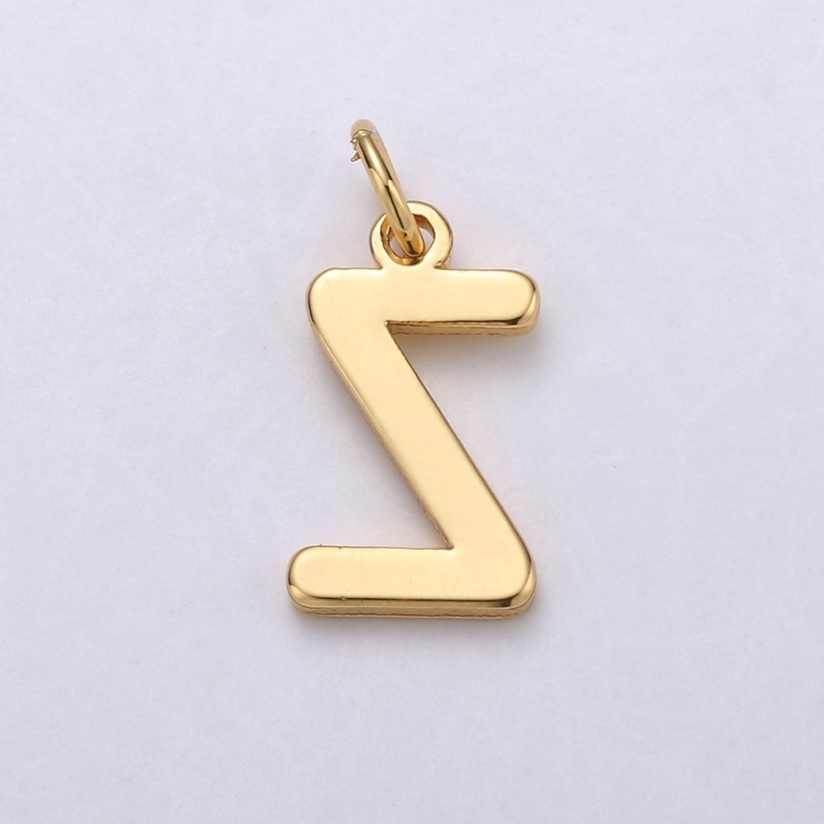 14k Gold Filled Personalized Initial Charm Initial Pendant, Letter Charm, Minimalist Alphabet Letter Charm, Monogram Charm Add On Charm A-113 to A-125