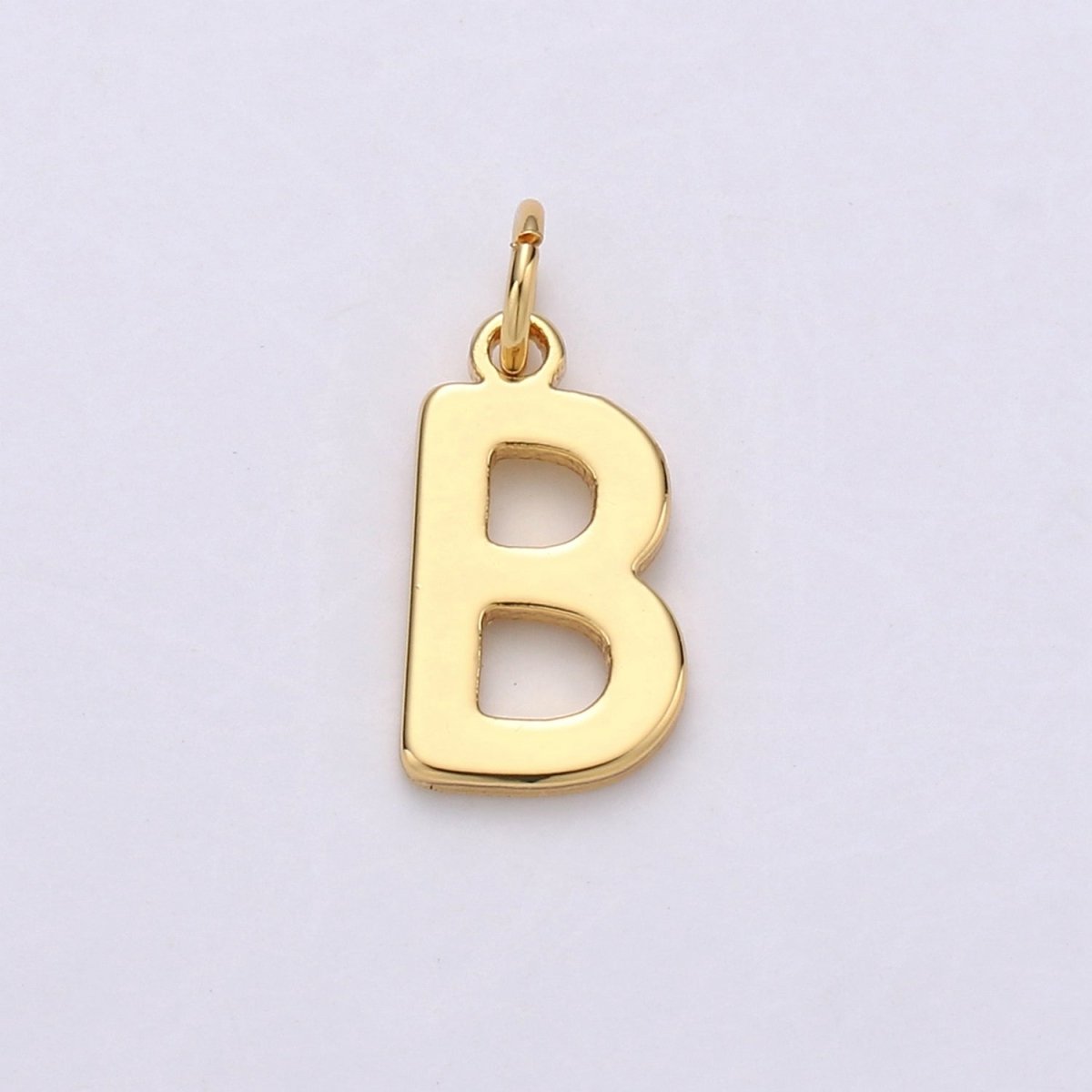 14k Gold Filled Personalized Initial Charm Initial Pendant, Letter Charm, Minimalist Alphabet Letter Charm, Monogram Charm Add On Charm A-113 to A-125