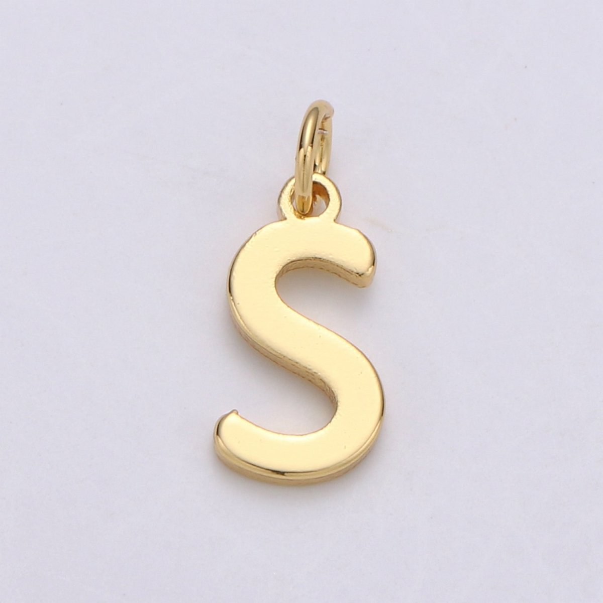 14k Gold Filled Personalized Initial Charm Initial Pendant, Letter Charm, Minimalist Alphabet Letter Charm, Monogram Charm Add On Charm A-113 to A-125