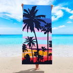 Quick-drying Microfiber Beach Bath Towel Double-sided Velvet