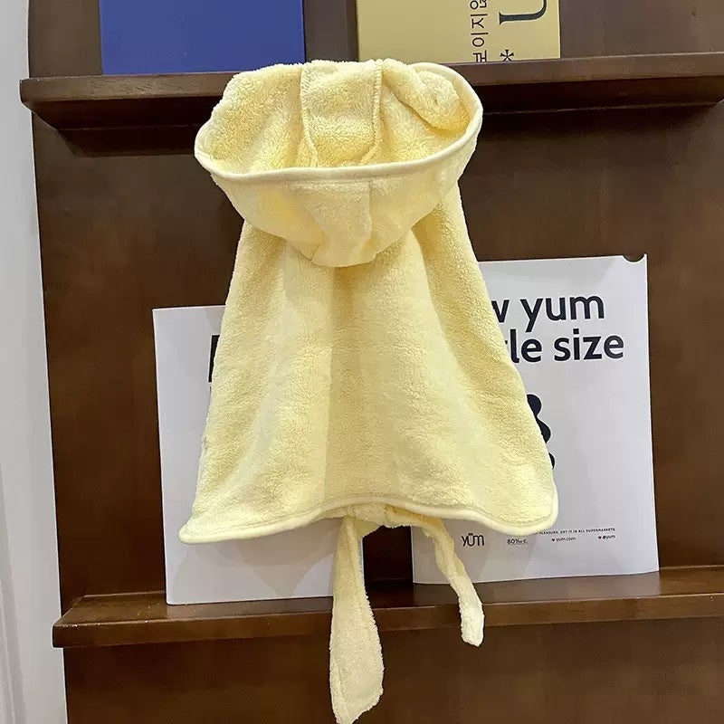 Dogs can wear bathing and drying bathrobes in all seasons bath towels thickened absorbent towels