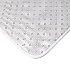 Nautical Anchor Bath Mat — Coastal Slate Blue Bathroom Rug