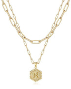 Beautiful Gold Layered Initial Necklaces (A-Z)