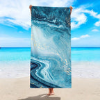 Quick-drying Microfiber Beach Bath Towel Double-sided Velvet