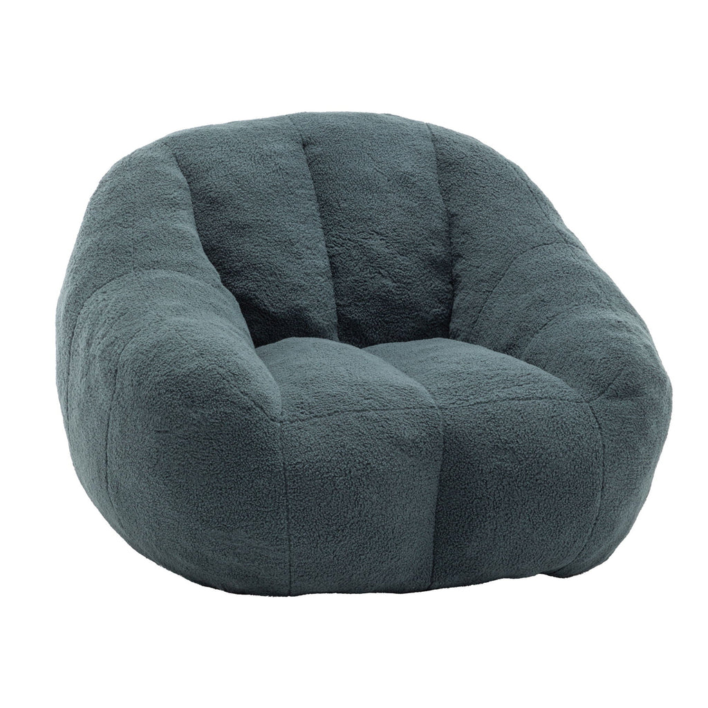 Comfy Bean Bag Chair With Memory Foam Filler, Tufted Soft