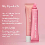 Summer Fridays Lip Butter Balm - Moisturizing Lip Gloss for Instant Shine + Sheer Color - With Nourishing Shea Butter - Everyday Makeup + Skin Care Summer Essentials - Vegan - Pink Sugar (.5 Oz)