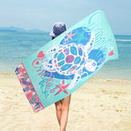 Quick-drying Microfiber Beach Bath Towel Double-sided Velvet