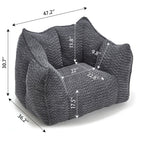 Comfortable Sofa Chairs With Highly Resilient Foam For Living Rooms And Bedrooms