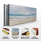 Serene Ocean Wave Coastal Wall Art VII