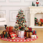 3 Ft Pre-Lit Christmas Tree, Artificial Christmas Trees with Lighting, Xmas Trees with 78 Led Lights, Christmas Decoration for Home, Office, Easy Assembly