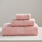 Minimalist Square Cotton Bath Towel Set