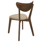 Kersey Wood Dining Side Chair Chestnut (Set of 2)