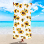 Quick-drying Microfiber Beach Bath Towel Double-sided Velvet