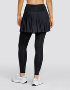 ALLEGRO HI-RISE SKIRTED LEGGING - ONYX BLACK - FINAL SALE