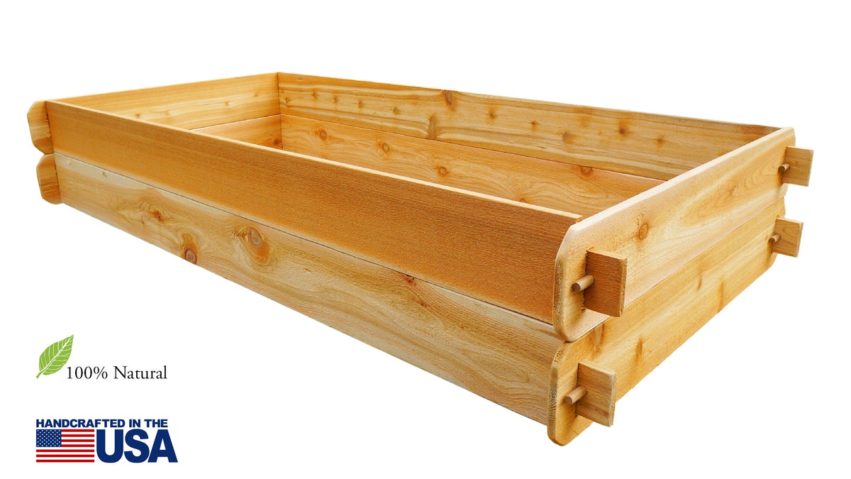 Timberlane Gardens Raised Garden Bed Kit Set (Two 3x6) Select Cedar