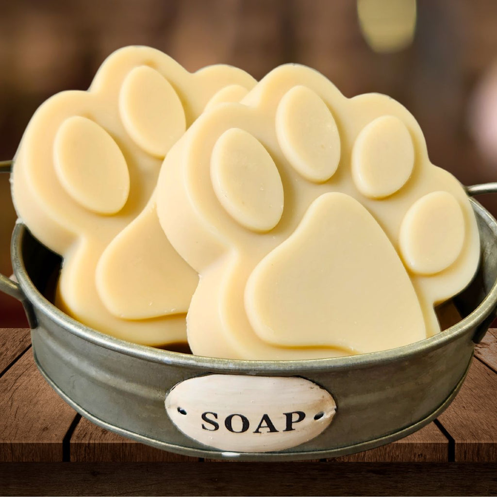 Natural Goat Milk Soap | Dog Shampoo Bar | Big Paw