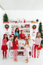 Candy Cane Lane L/S Ruffle Tee