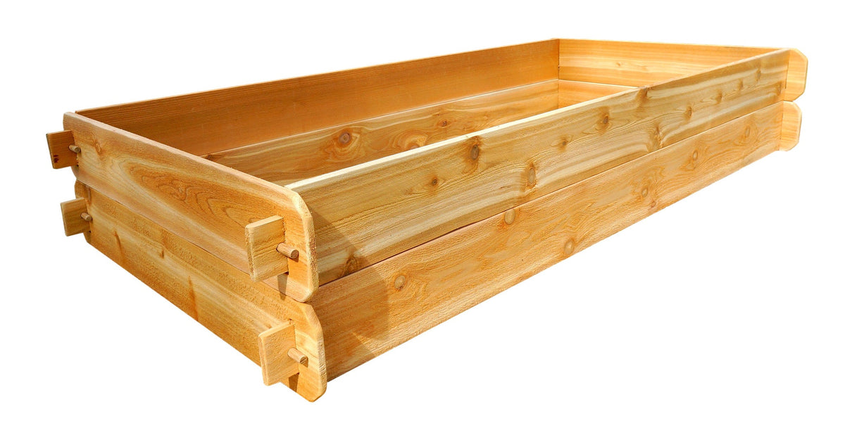 Timberlane Gardens Raised Garden Bed Kit Set (Two 3x6) Select Cedar