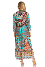 Sakkas Andreas Women's Maxi Dress with Ruffles and Buttons