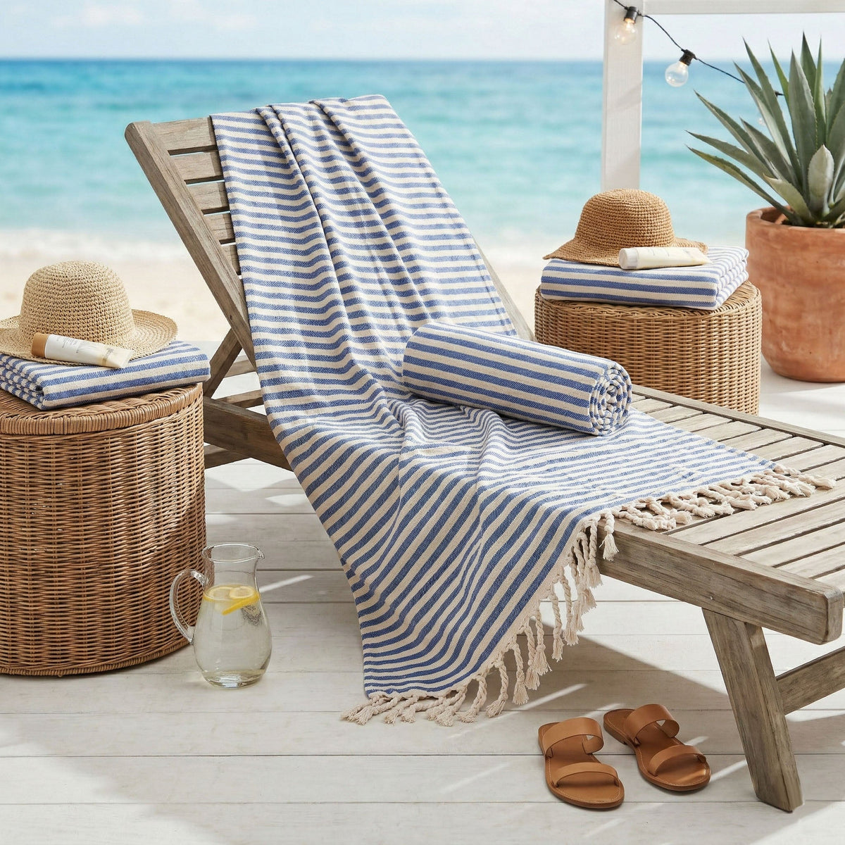 Nautical Towel 180GSM