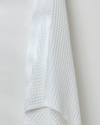 Cloud Waffle Geometry Bath Towel & Washcloth