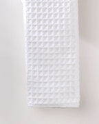 Cloud Waffle Geometry Bath Towel & Washcloth