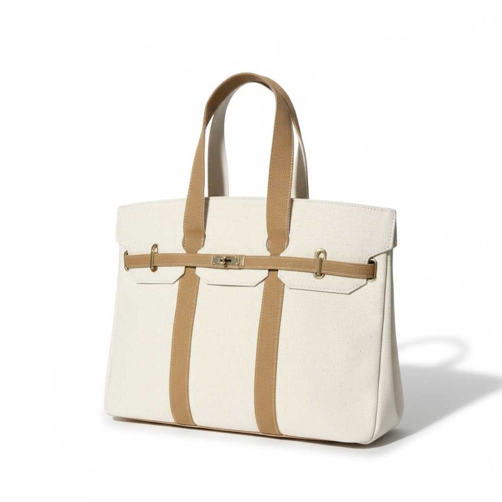 The Luxe Signature Tote- Short Handle