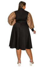 Calissa Colorblack Midi Dress
