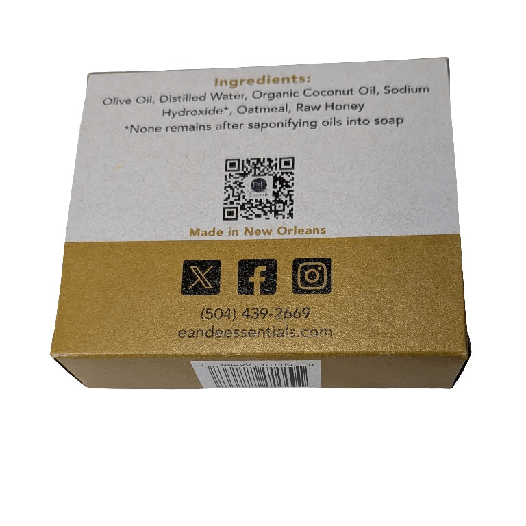 Oatmeal & Honey Natural Bar Soap