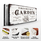 Family Garden Sign