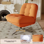 Single sofa chair light luxury medieval Bauhaus living room leisure chair bedroom lazy sofa