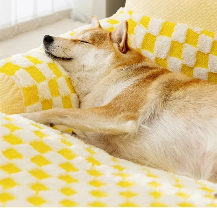 Warm Dog Sofa Bed Winter Pet Dog Cat Bed Sleeping House Kennel Mat Cat Puppy Mattress Pet House Cushion For Small Large Dogs