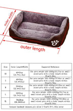 Colorful Warm Dog Kennel, Pet Mattress, Comfortable and Breathable Sleeping Bed for Large, Medium and Small Dogs