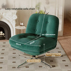 Single sofa chair light luxury medieval Bauhaus living room leisure chair bedroom lazy sofa
