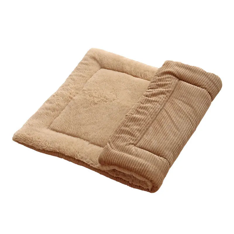 Dog Bed Mat Washable Cat Cushion Soft Premium Plush Dogs Mattress Sofa Dual Purpose Clearance for Small/Medium/Large Dog