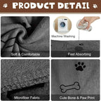 Quick-Drying Microfiber Dog Towel – Super Absorbent