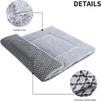 Dog Bed Mat Washable Cat Cushion Soft Premium Plush Dogs Mattress Sofa Dual Purpose Clearance for Small/Medium/Large Dog