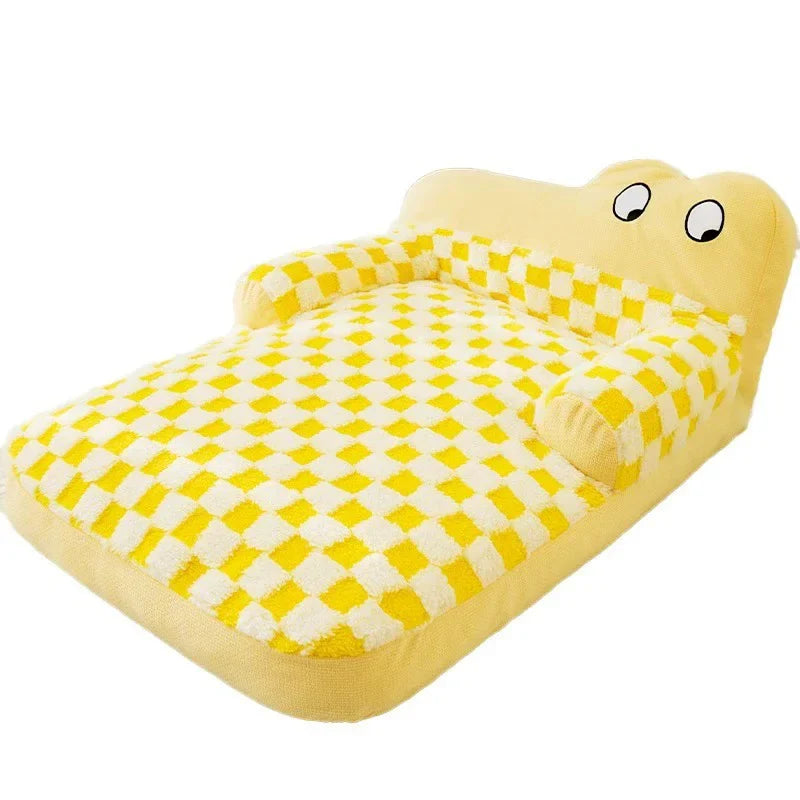 Warm Dog Sofa Bed Winter Pet Dog Cat Bed Sleeping House Kennel Mat Cat Puppy Mattress Pet House Cushion For Small Large Dogs