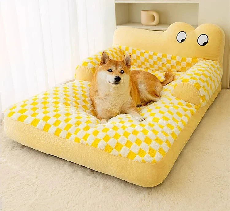 Warm Dog Sofa Bed Winter Pet Dog Cat Bed Sleeping House Kennel Mat Cat Puppy Mattress Pet House Cushion For Small Large Dogs