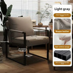Nordic lazy sofa light luxury sales single wrought iron leisure chair balcony negotiation bedroom living room minimalist sofa