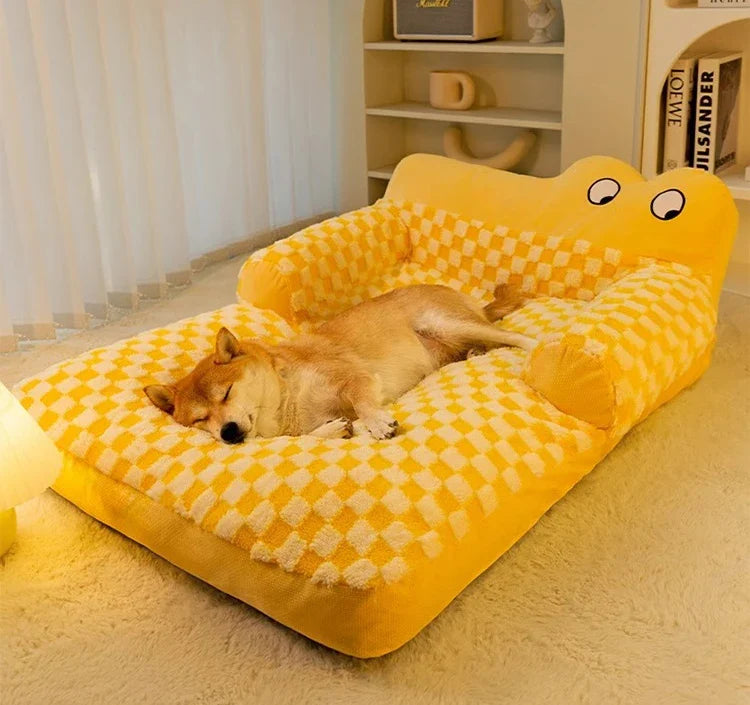 Warm Dog Sofa Bed Winter Pet Dog Cat Bed Sleeping House Kennel Mat Cat Puppy Mattress Pet House Cushion For Small Large Dogs