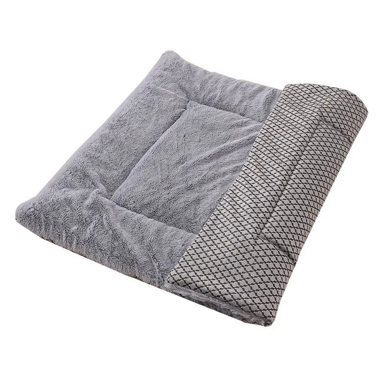 Dog Bed Mat Washable Cat Cushion Soft Premium Plush Dogs Mattress Sofa Dual Purpose Clearance for Small/Medium/Large Dog