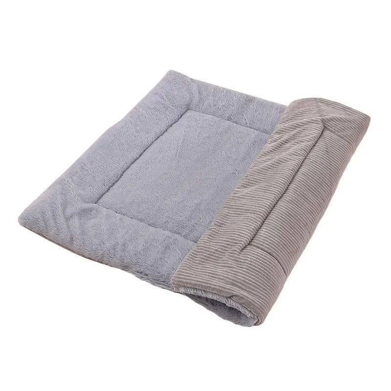 Dog Bed Mat Washable Cat Cushion Soft Premium Plush Dogs Mattress Sofa Dual Purpose Clearance for Small/Medium/Large Dog