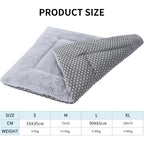 Dog Bed Mat Washable Cat Cushion Soft Premium Plush Dogs Mattress Sofa Dual Purpose Clearance for Small/Medium/Large Dog