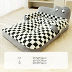 Warm Dog Sofa Bed Winter Pet Dog Cat Bed Sleeping House Kennel Mat Cat Puppy Mattress Pet House Cushion For Small Large Dogs