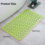 Non-Slip Bathroom Mat with Suction Cups – 43x75cm Quick Drain Shower Rug