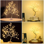 60LED Tree Lights, Battery Operated, Warm White